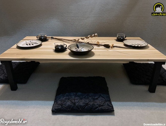 میز غذاخوری پایه کوتاه ژاپنی