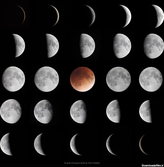 تصویر نجومی روز ناسا: گام های (اهلّه) ماه