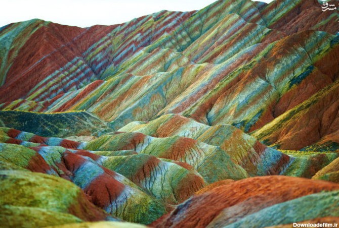 کوه‌های رنگی در چین (عکس)