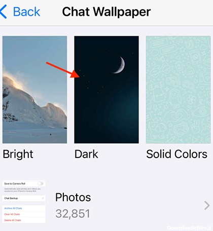 چگونه تصاویر پس زمینه مختلف را در واتس اپ تنظیم کنیم؟