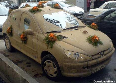 عروس شیک تر است یا ماشین عروس؟!