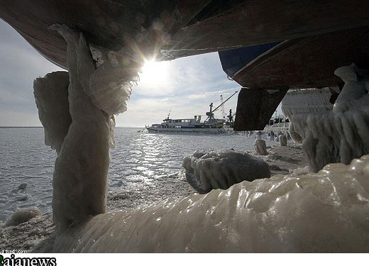 عکس: دریای سیاه از سرما یخ زد | پایگاه اطلاع رسانی رجا
