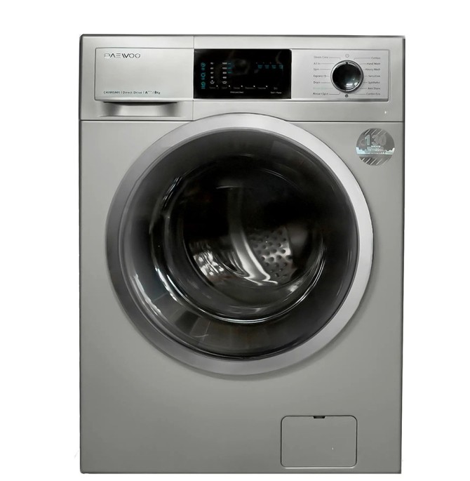 عکس ماشین لباسشویی نقره ای