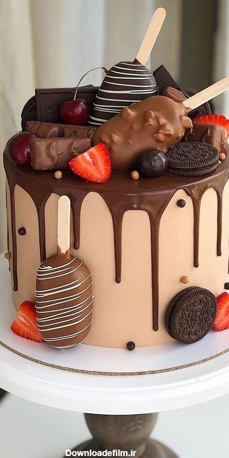 تصویر کیک شکلاتی محبوب و پرطرفدار