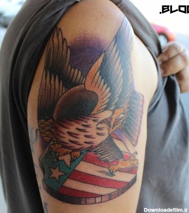 تاتو عقاب نماد آمریکا :: سایت تاتو