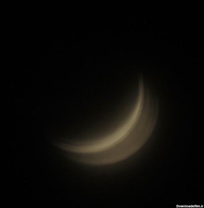 پروفایل ماه آسمان زمستان روشنا | تاوعکس