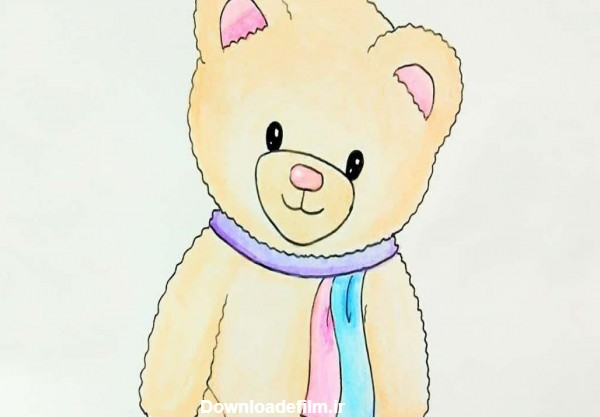 عکس نقاشی خرس کودکانه ❤️ [ بهترین تصاویر ]