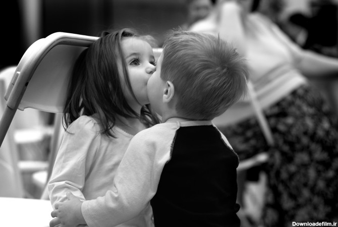 دختر بچه : دوسِت دارم - عکس ویسگون