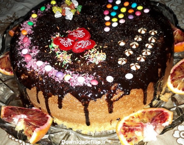 کیک تولد ساده | سرآشپز پاپیون
