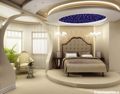 ایده هایی زیبا برای کناف اتاق خواب