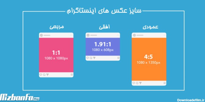 سایز استاندارد عکس و فیلم در اینستاگرام چقدر است؟ + راهنمای عددی ...