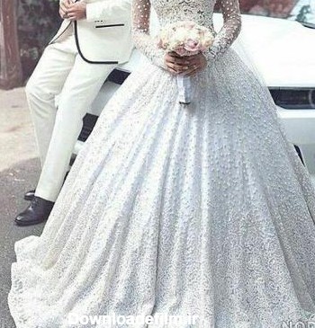 عکس دختر برای پروفایل با لباس عروس