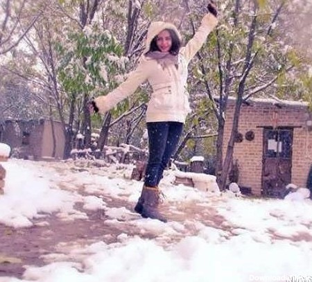 عکس فیک دخترونه تو برف