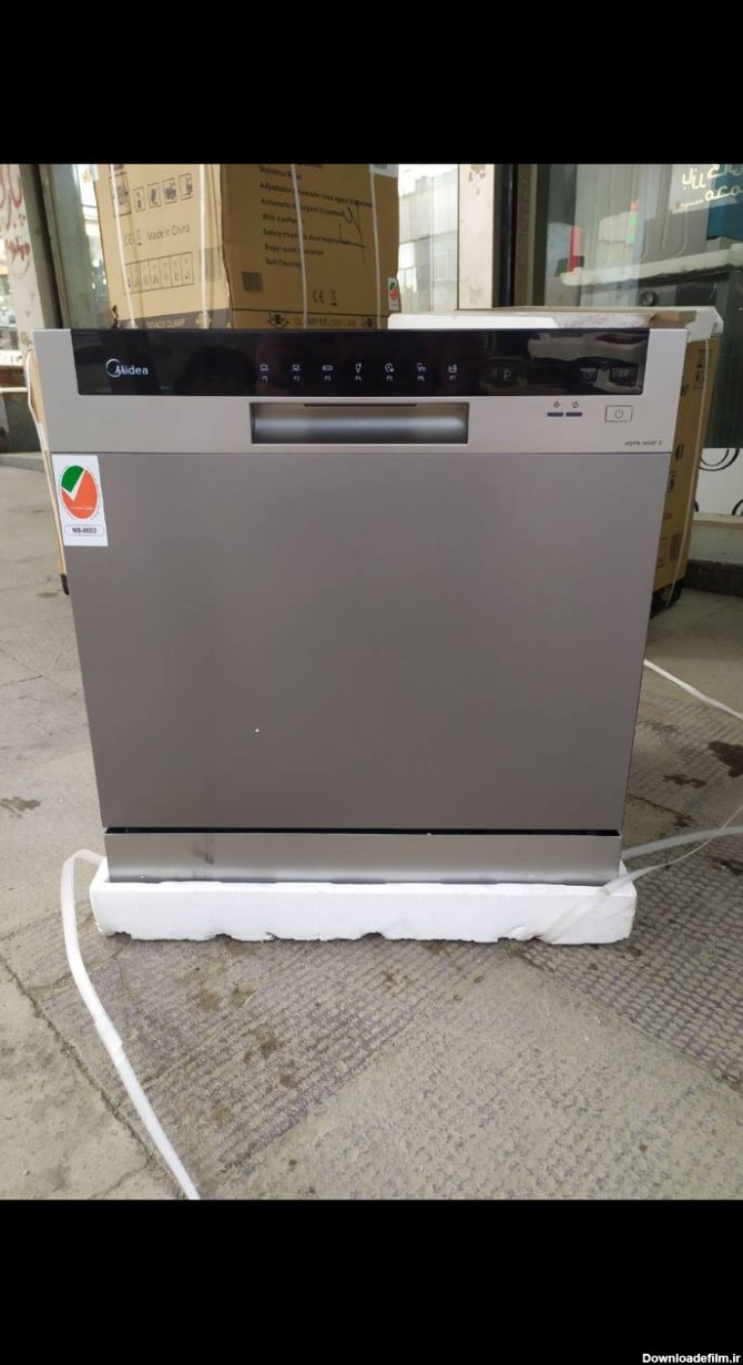 ماشین ظرفشویی رومیزی میدیا 8 نفره مدل WQP8-3802F-S