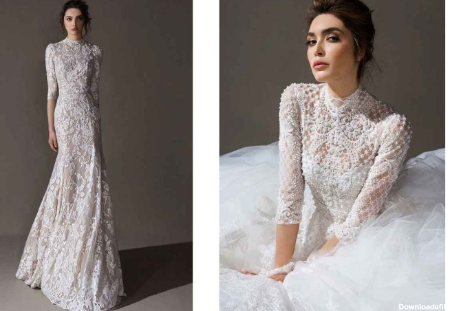 7 مدل لباس عروس با پارچه دانتل به سبک اروپایی - مجله پارچه ...
