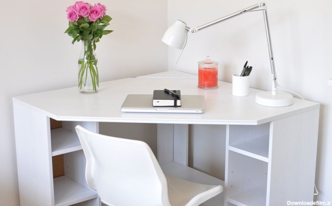 10 ایده خلاقانه برای استفاده از میز کار در اتاق خواب کوچک