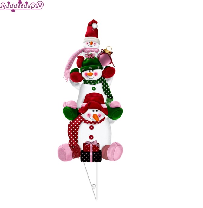 تاپر تولد مدل کریسمس طرح آدم برفی - فروشگاه همنشینی