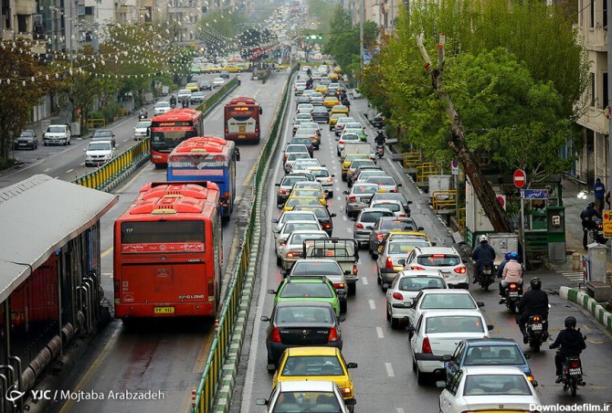 تصاویر خیابان های تهران کرونازده در اولین روز فاصله گذاری هوشمند ...