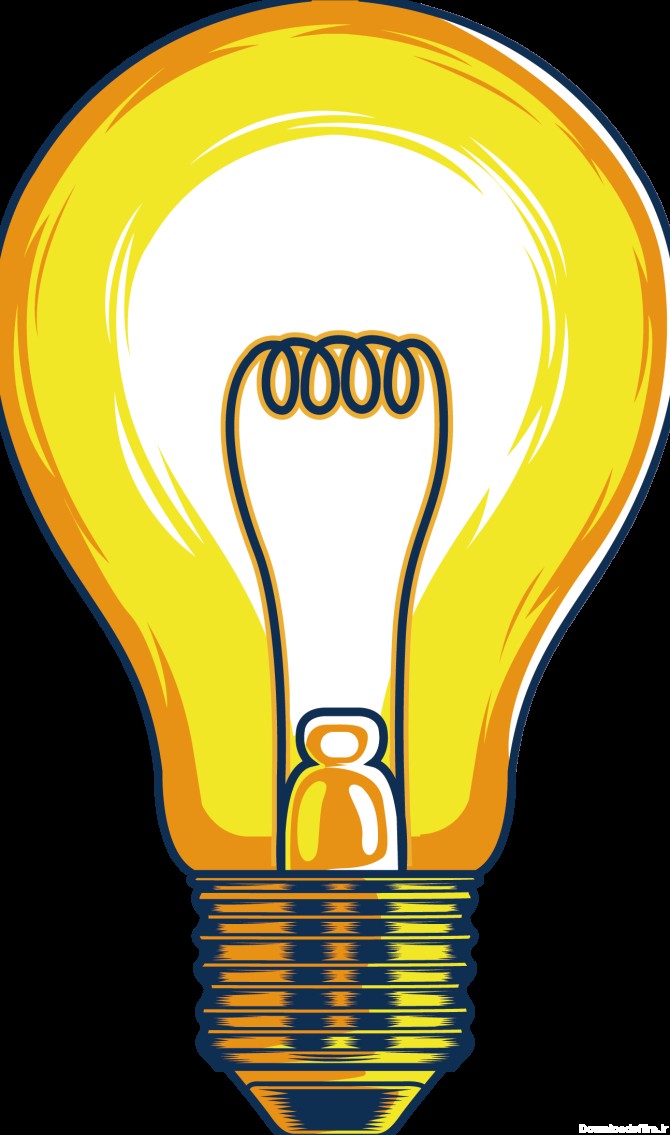 فرمت PNG عکس لامپ - Light Bulb PNG Transparent Background