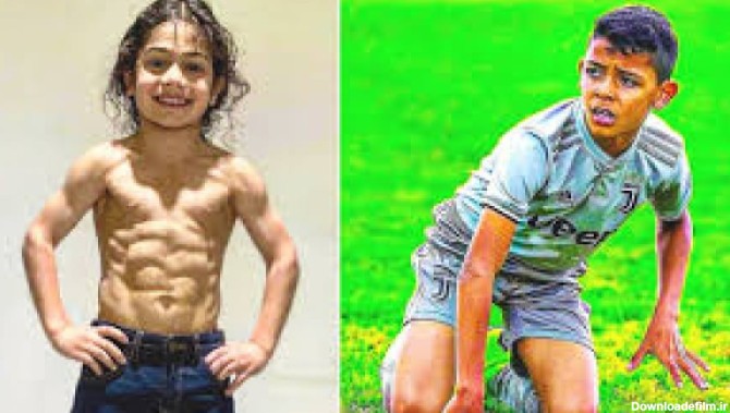 مقایسه فرزند کریستیانو رونالدو با آرات حسینی