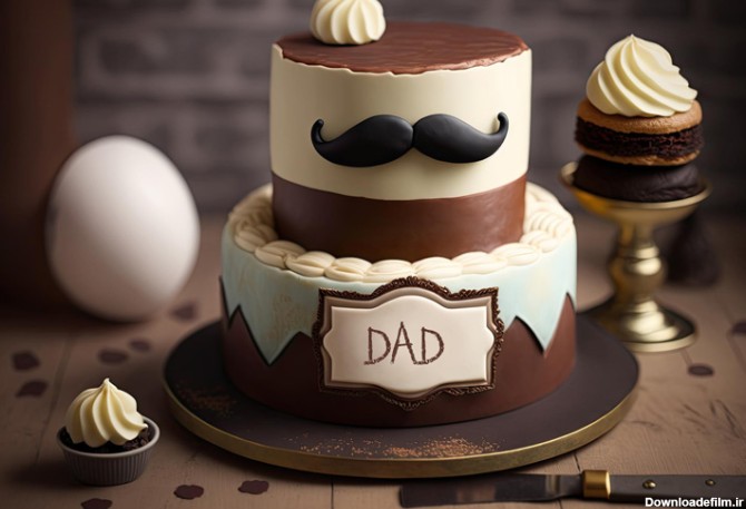 50-40 تا ایده ناب کیک روز مرد لاکچری  +هدیه برای روز پدر و ...
