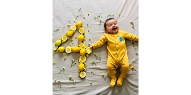۴۵ ایده عکس ماهگرد نوزاد پسر جذاب و خلاقانه | آتلیه کودک ...