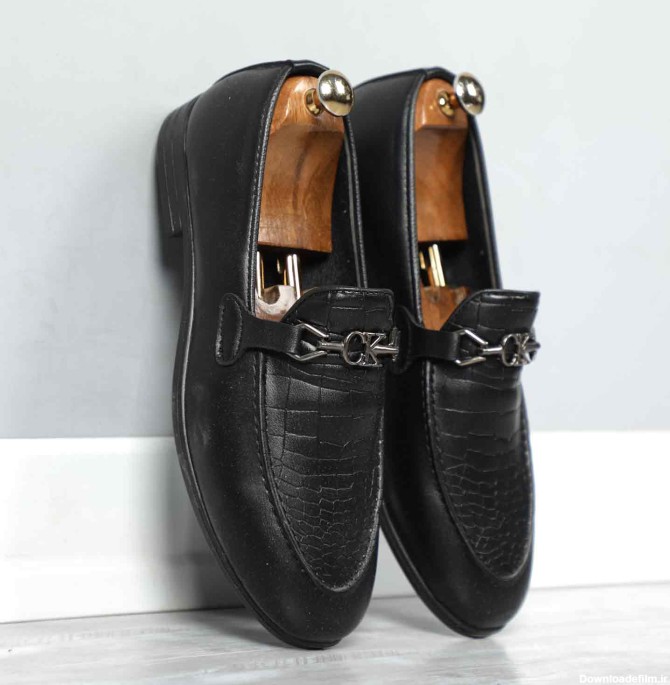 کفش کالج مردانه مدل CK طرح سنگی مشکی - فروشگاه اینترنتی حاج عمو