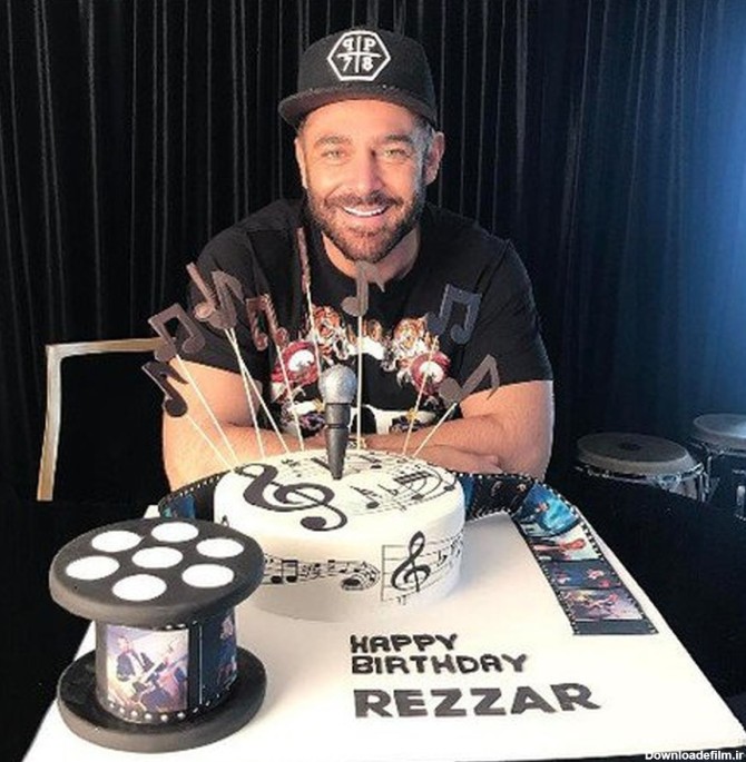 کیک خاص جشن تولد ۴۰ سالگی رضا گلزار +عکس