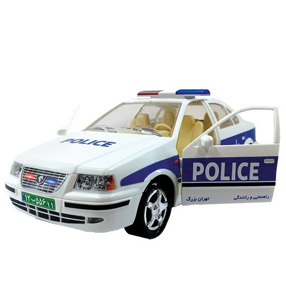 قیمت و خرید ماشین بازی طرح سمند مدل پلیس کد 101CDE