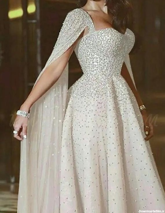 مدل لباس بلند مجلسی زنانه و دخترانه شیک جذاب - مگسن