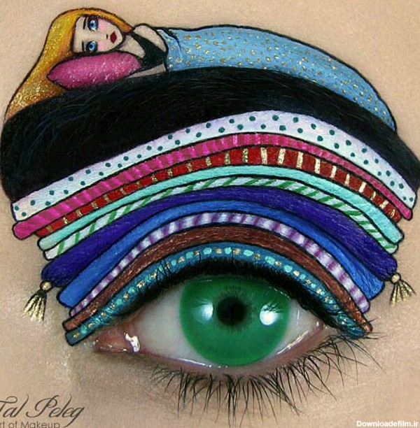 عجیب ترین آرایش های چشم فانتزی! 😍 - عکس ویسگون
