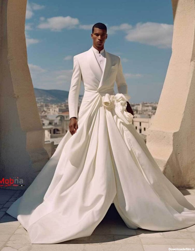 فرارو | تصاویر عجیب وخنده‌دار از لباس‌های عروس مردانه
