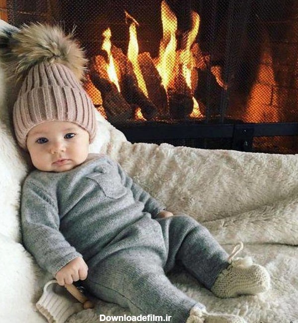 لباس نوزادی پسرانه با ست کلاه و پاپوش + تصاویر