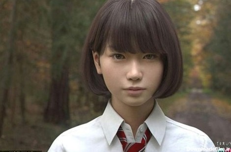 این دختر ژاپنی وجود خارجی ندارد! (عکس)