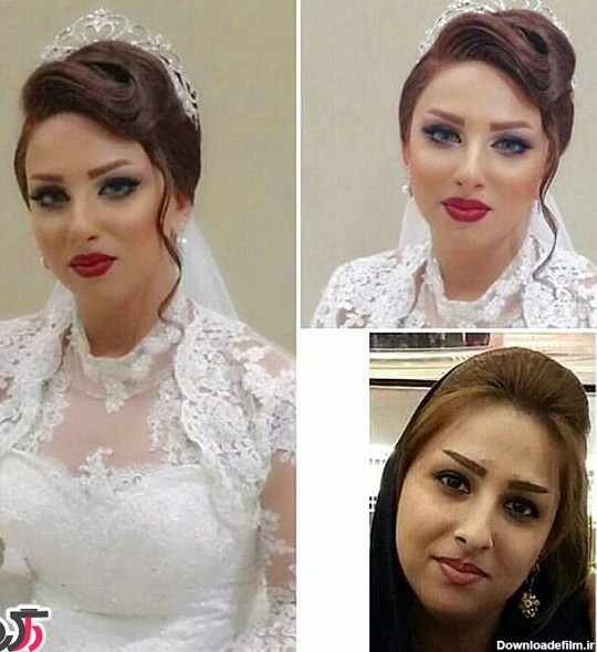 عکس آرایش عروس ایرانی