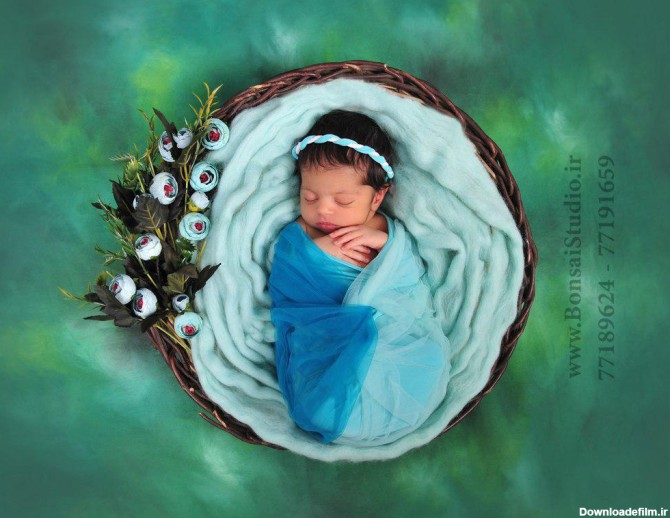 مجموعه عکس هنری از نوزاد دختر (جدید)