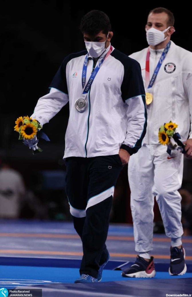 مراسم اهدای مدال حسن یزدانی المپیک 2020