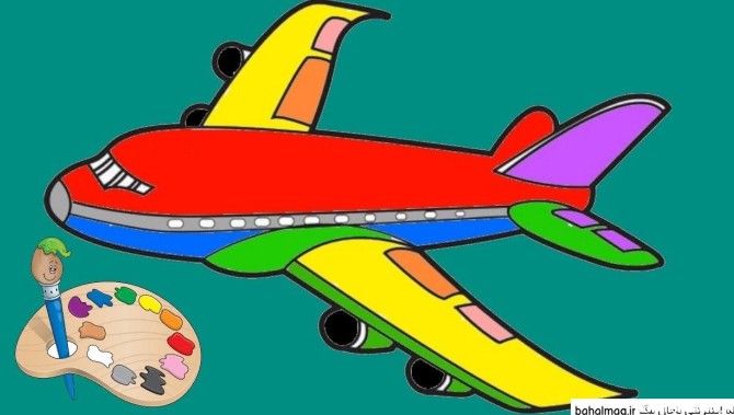 عکس هواپیما نقاشی