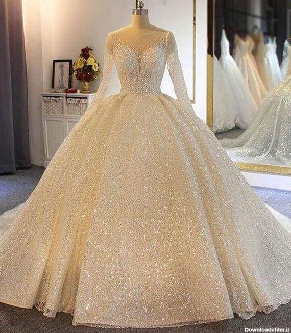 مدل لباس عروس جدید ایرانی مد روز بسیار زیبا و خاص - مگسن
