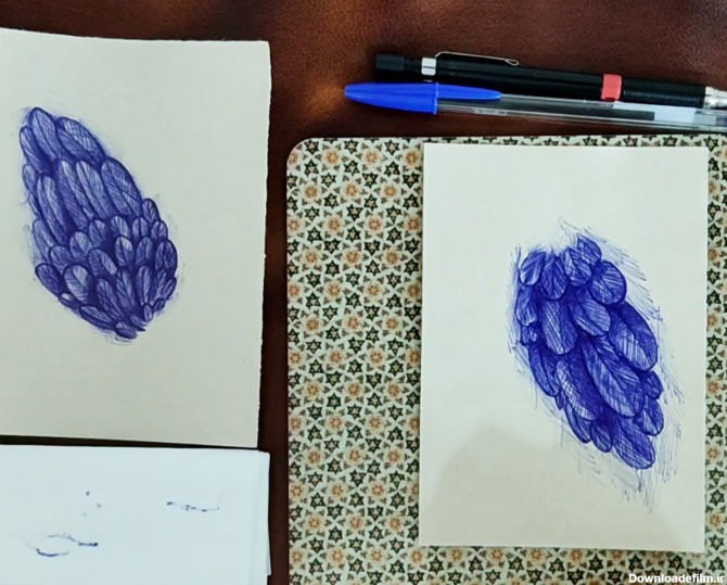 آموزش مقدماتی نقاشی با خودکار | فرادرس