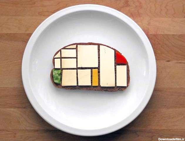 چالش ساندویچ به سبک نقاشی های معروف