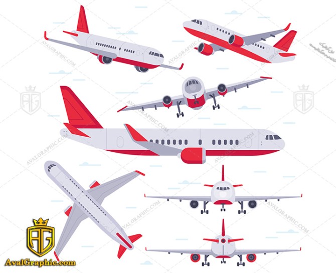 وکتور هواپیما قرمز دانلود وکتور هواپیما قرمز ، تصاویر برداری و طرح های برداری مناسب برای طراحی و چاپ