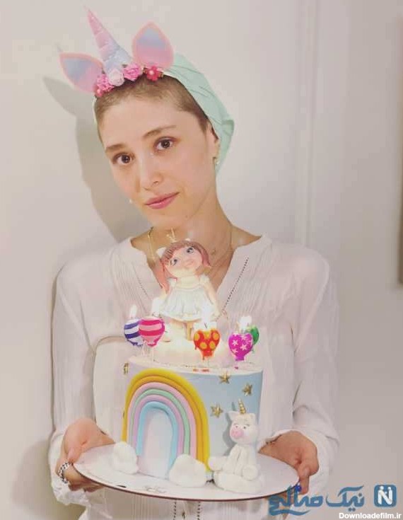 تولد فرشته حسینی | تولد فرشته حسینی با کیک زیبا و خاص