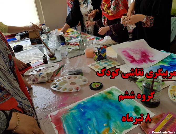 عکس های گروه ششم مربیگری نقاشی کودک مقدماتی