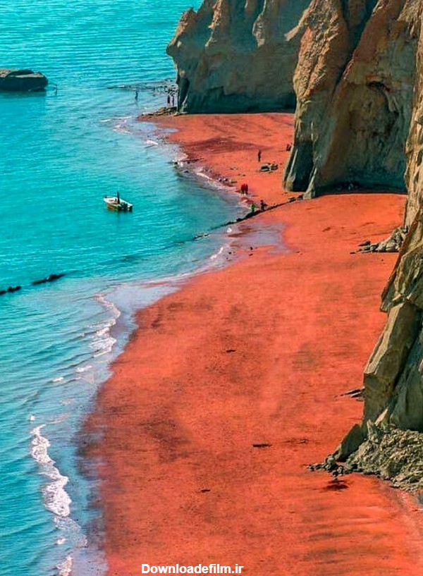 ساحلی زیبا در خلیج فارس +عکس