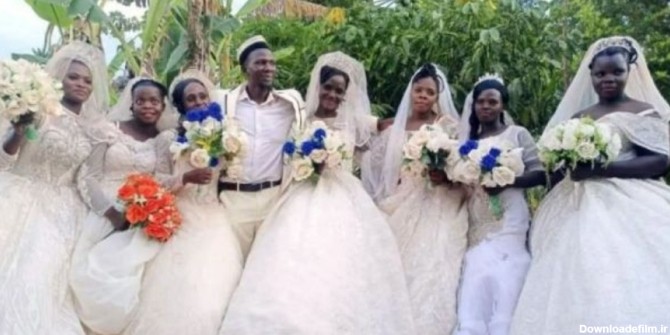 جشن ازدواج همزمان یک مرد اوگاندایی با 7 زن! - روزیاتو
