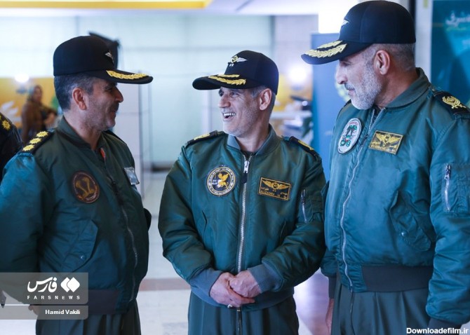 عکس/ خلبان های هوانیروز در نشست خبری فیلم «آسمان غرب»