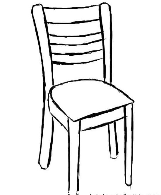 عکس نقاشی میز و صندلی