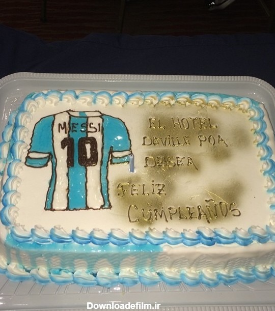 عکس/ کیک تولد مسی در جام جهانی
