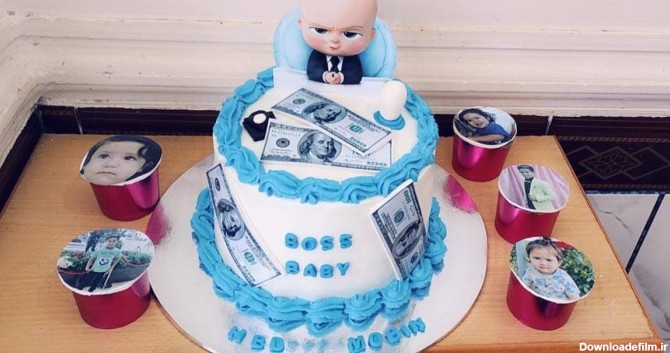 عکس کیک تولد با تم بچه رئیس